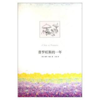 【周一 | 每周一书】《普罗旺斯的一年》第1集：圣诞前夜的饕餮大