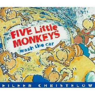 中英文: Five Little Monkeys Wash the Car