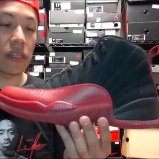 看你老师球鞋介绍155 - Air Jordan 12 Flu Game 乔丹十二代黑红元年+复刻