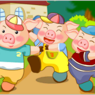 育林国际幼儿园大班张子歌讲故事《三只小猪》