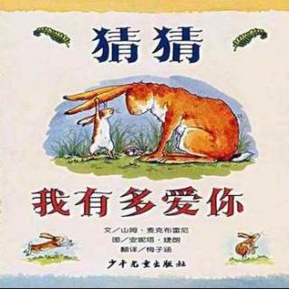 宝宝绘本故事：猜猜我有多爱你（关于爱的表达，家庭亲子）