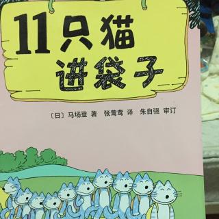 23、绘本故事《11只猫进袋子》