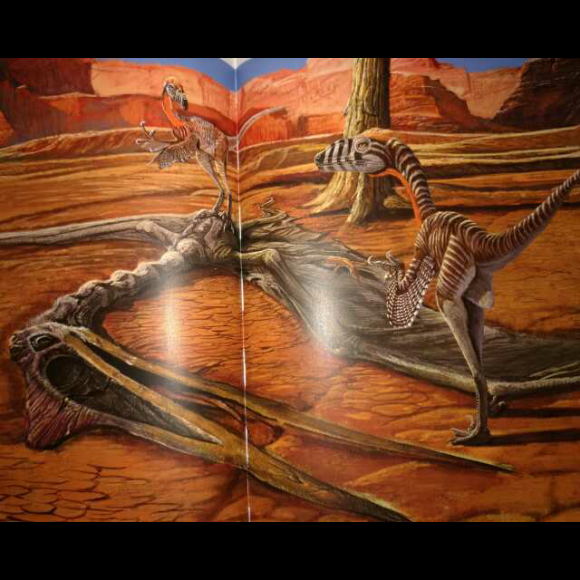 蜥鸟盗龙科特的救命一餐