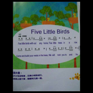 语感启蒙2-01five little birds讲读