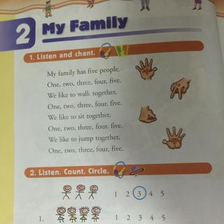 朗文少儿英语1A UNIT2 My family