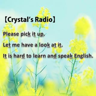 Crystal's Radio-023-你的英语为啥辣么土？（本期