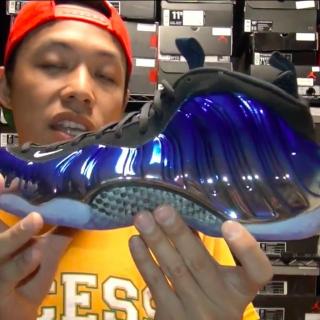 Sneaker 看你老师球鞋介绍159 - Nike Air Foamposite One Blue Mirror 蓝色镜面喷