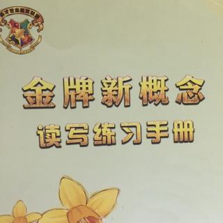 新概念3级练习册A篇Lesson 101-102