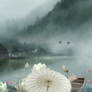 【曲】『湖光水色调』-巧雨润湿油纸伞，风卷莲动船

