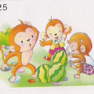 🐒小猴吃瓜果