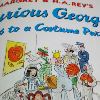 Curious George goes to a costume party