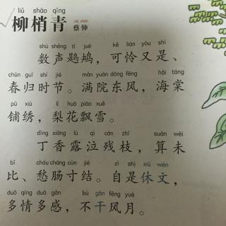 【宋词】129、《柳梢青·数声鶗鴂》蔡伸