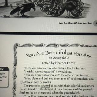 You are beautiful as you are