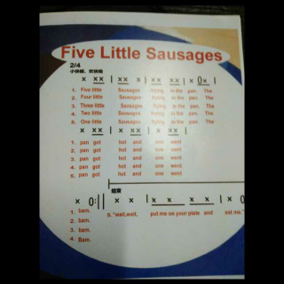 语感启蒙five little sausages讲读