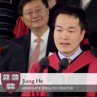 中国学子首登哈佛毕业典礼演讲台 | 中英文双语