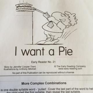 21.I want a pie