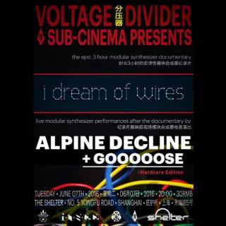 Alpine Decline - Voltage Divider + Sub-Cinema  - The Shelter - 2016.06.07