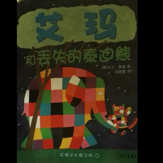 亲子共读：花格子大象艾玛系列七——《艾玛和丢失的泰迪熊》
