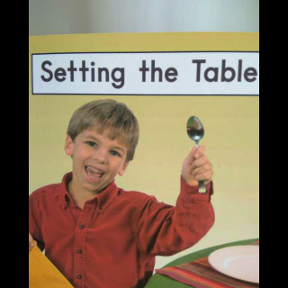29.setting the table