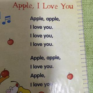 童谣Apple，I Love You