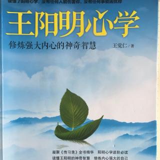 《王阳明心学》第六章之二正能量的开启、扩充、运用