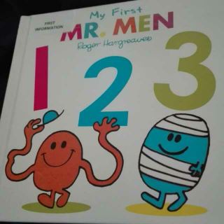 my first Mr. men 123