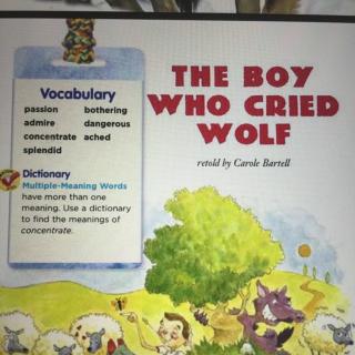 The boy who cried wolf