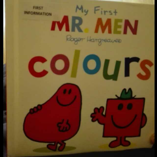 my first Mr. men, colours  我的第一本奇先生 颜色