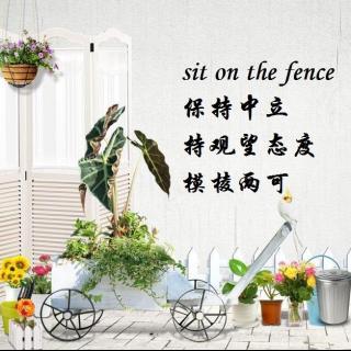 【第1期】保持中立,模棱两可