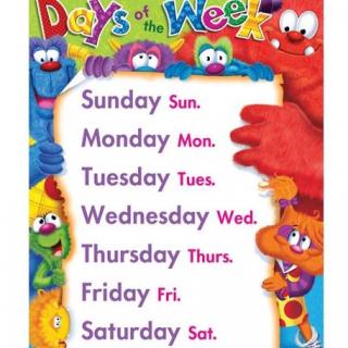 Days of the week song