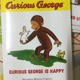 Curious George is happy