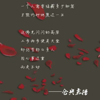 《仓央嘉措之活佛的爱》作者/红尘摆渡