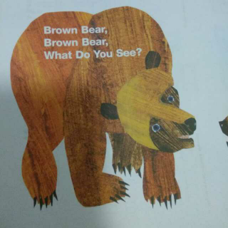 英文绘本《brownbear brown bear what do you see》