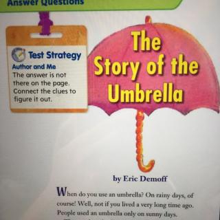 The story of the umbrella