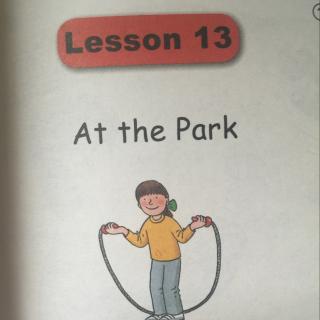 Good English Lesson 13 At the park