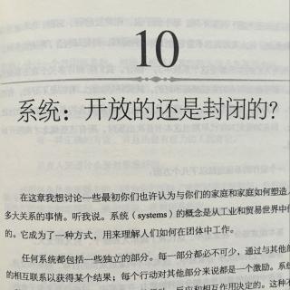 10 系统：开放的还是封闭的？