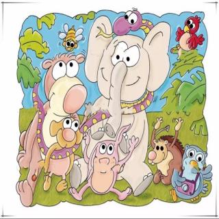 【亲爱的小孩，晚安】英文 Elephant and Friends 大象和朋友