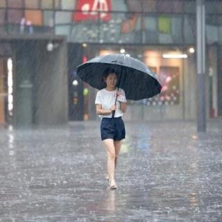 Heftige Regenfälle in Nordchina
