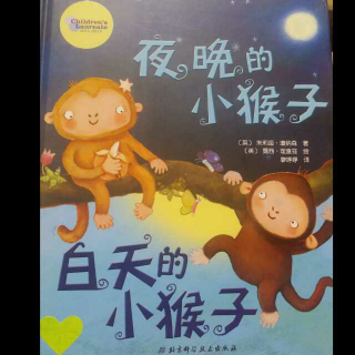 绘本故事《夜晚的小猴子  白天的小猴子》