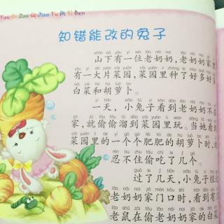 妞妞讲故事《知错就改的小兔子》