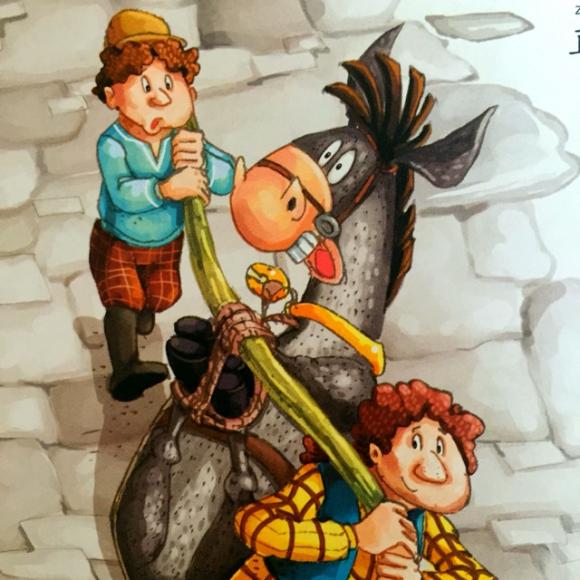 寓言故事-磨坊主父子和驴子