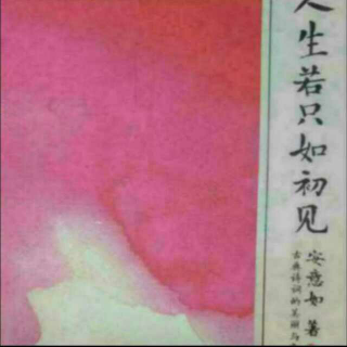 人生若只如初见（27）  星沉海底当窗见，雨过河源隔座看。