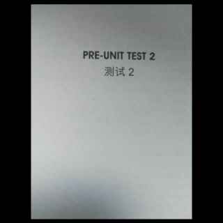 Pre-Unit Test2   Part1  A to B