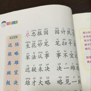 洋洋成语接龙第五条《尽忠报国》