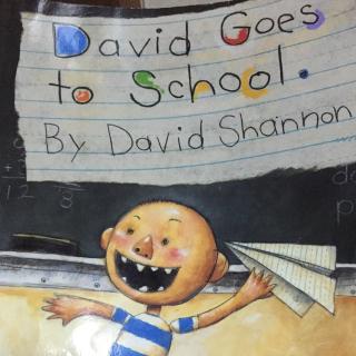 【乐乐读英文绘本】David goes to school