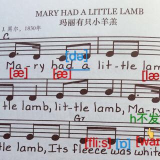 Mary had a little lamb