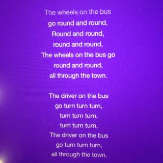（英文童谣分解）The Wheel on the bus