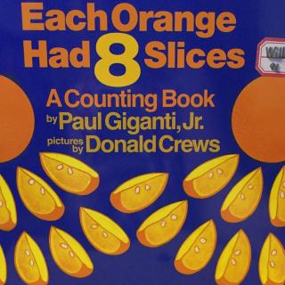 each orange had 8 slices