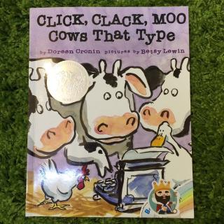 CLICK,CLACK,MOO. Cows that type