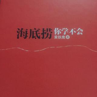 《海底捞 你学不会》黄铁鹰(一)